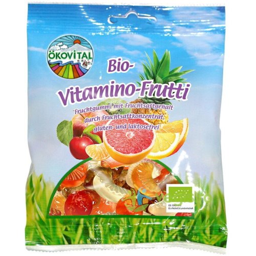 Jeleuri cu fructe si vitamine fara gluten ecologice/bio 80g