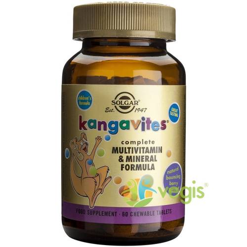 Kangavites multivitamin & mineral formula berry 60cps