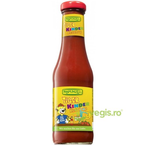 Ketchup de tomate indulcit cu nectar de mere pentru copii ecologic/bio 450ml