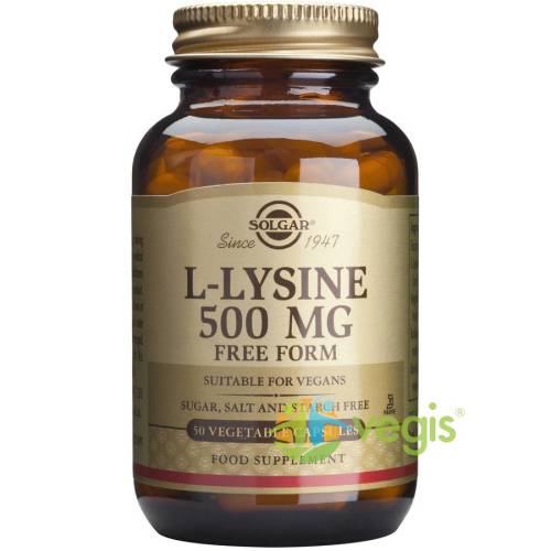 Solgar L-lysine 500mg 50cps vegetale
