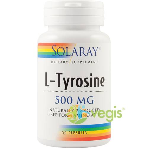 Solaray L-tyrosine 500mg 50cps (l-tirozina)