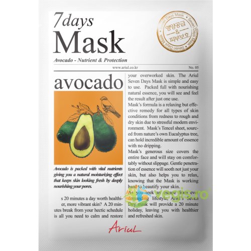 Masca 7days cu avocado pentru hranire si reparare 20g
