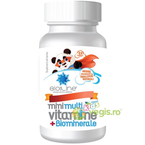 Mini multi vitamine + biominerale 30cpr masticabile