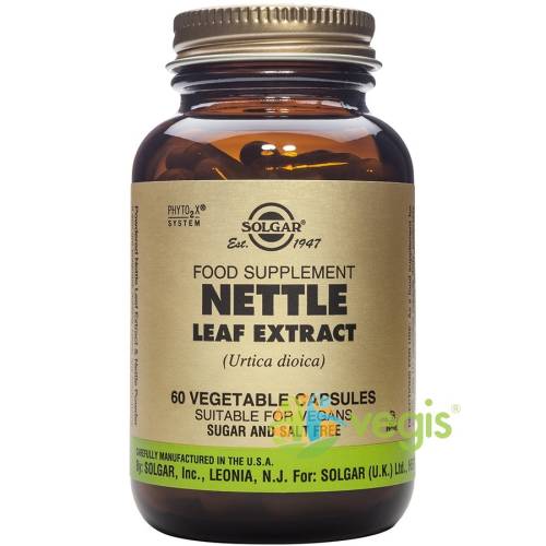 Solgar Nettle leaf (urzica) extract 60cps vegetale