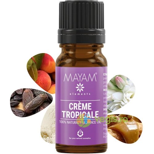 Parfumant natural crème tropicale (vanilie, migdale si lapte) 10ml