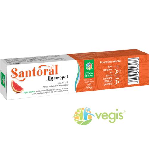 Pasta de dinti santoral homeopat 75ml