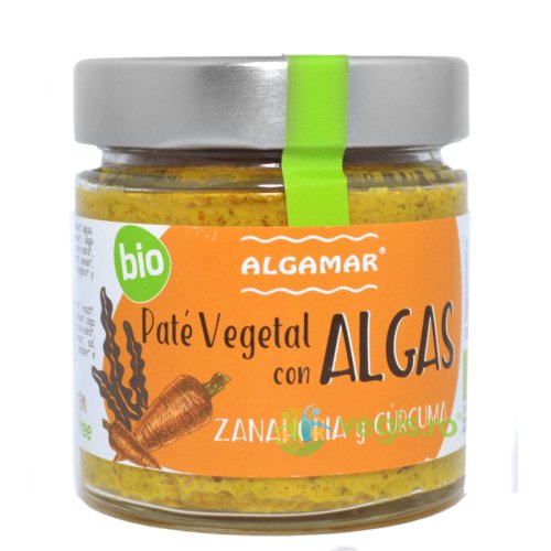 Pate vegetal cu alge, morcovi si turmeric ecologic/bio 180g