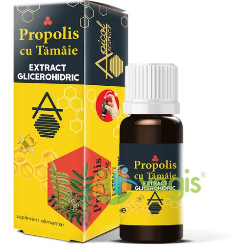 Propolis cu tamaie extract glicerohidric 30ml