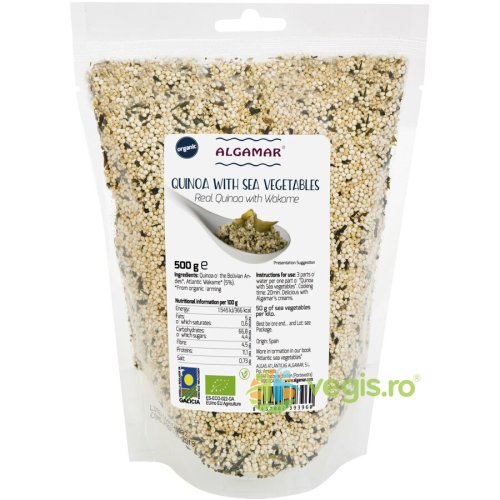 Quinoa cu alge wakame ecologica/bio 500g