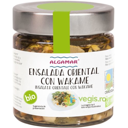 Salata orientala cu alge wakame ecologica/bio 190g