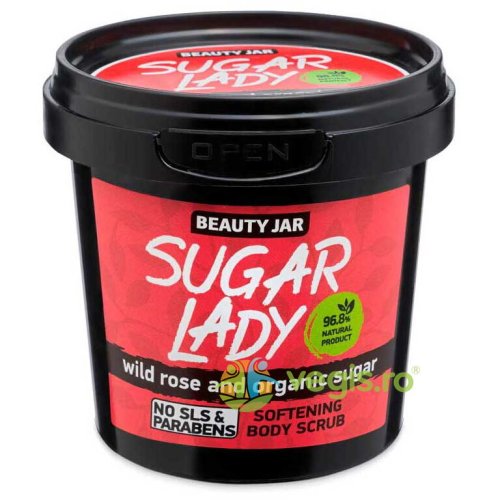 Scrub corporal cu trandafir salbatic si zahar sugar lady 180 g