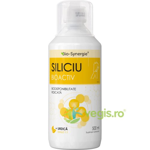 Bio-synergie activ Siliciu bioactiv cu extract de urzica 500ml