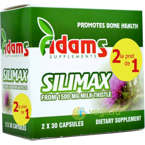 Silimax 1500mg 30cps pachet 1+1 cadou