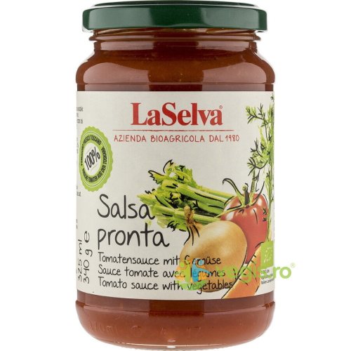 Sos de rosii cu legule salsa pronta ecologic/bio 340g