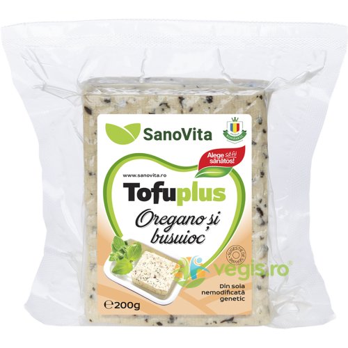 Tofu cu busuioc si oregano (sterilizat) 200g
