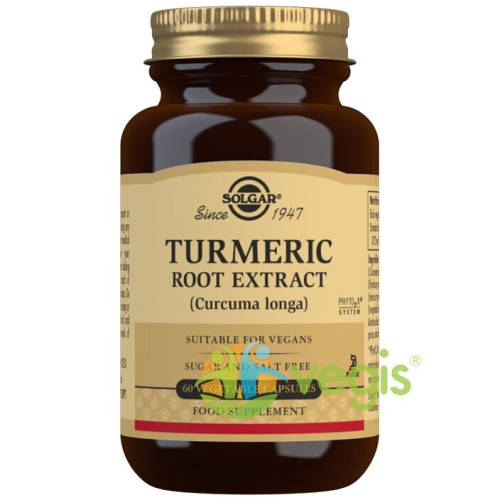 Turmeric root extract 60cps(extract din radacina de turmeric)