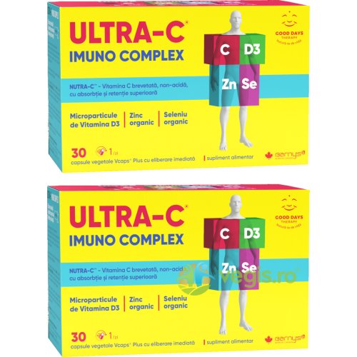 Ultra c imuno complex 30cps pachet 1+1-50%