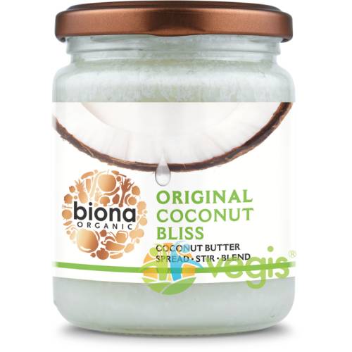 Unt de cocos tartinabil coconut bliss ecologic/bio 250g
