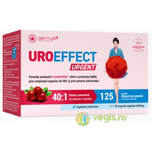 Uroeffect urgent 20cps vegetale