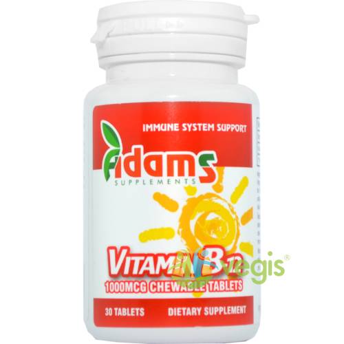 Vitamina b12 1000mcg 30tb masticabile