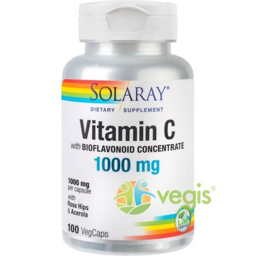Solaray Vitamina c 1000mg 100cps
