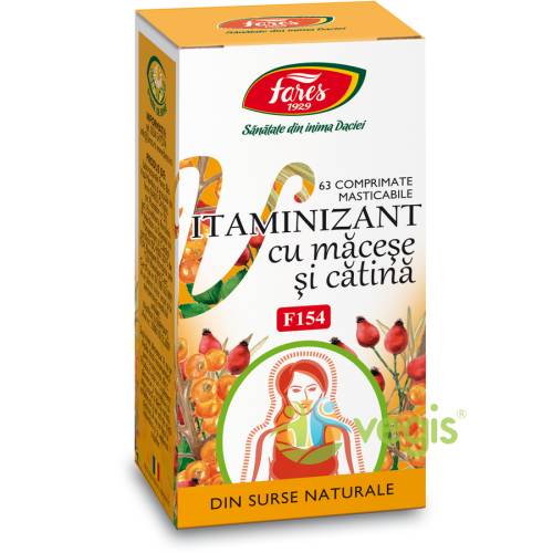 Vitaminizant macese si catina (f154) 63cpr