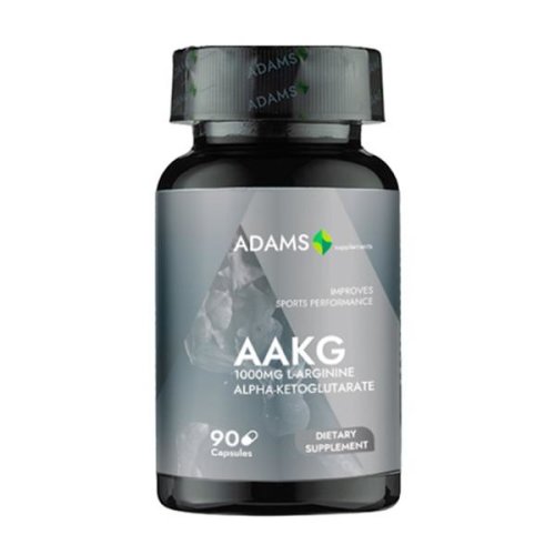 Aakg l-arginine alpha-ketoglutarate adams supplements, 90 capsule