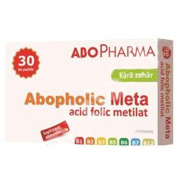 Acid folic metilat abopholic meta fara zahar abo pharma, 30 capsule