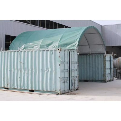 Acoperis container 10x12 m - 120m² - verde - corturi24