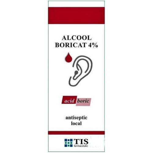 Alcool boricat 4% tis farmaceutic, 15 ml