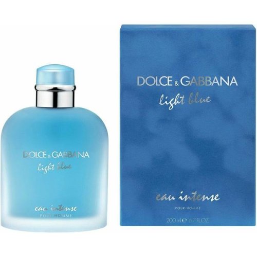 Apa de parfum dolce   gabbana light blue eau intense pour homme, barbati, 200 ml