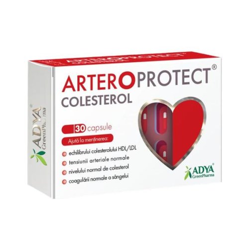 Arteroprotect colesterol adya green pharma, 30 capsule