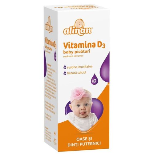 Baby picaturi vitamina d3 - fiterman pharma alinan, 10 ml