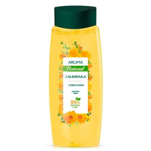 Balsam cu galbenele pentru par uscat - aroma natural calendula conditioner for dry hair, 400 ml