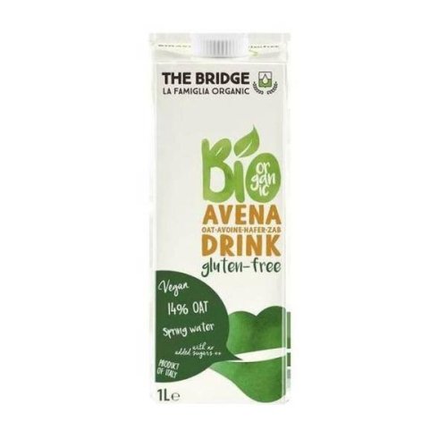 Bautura ecologica din ovaz fara gluten - the bridge oat gluten-free, 1000 ml