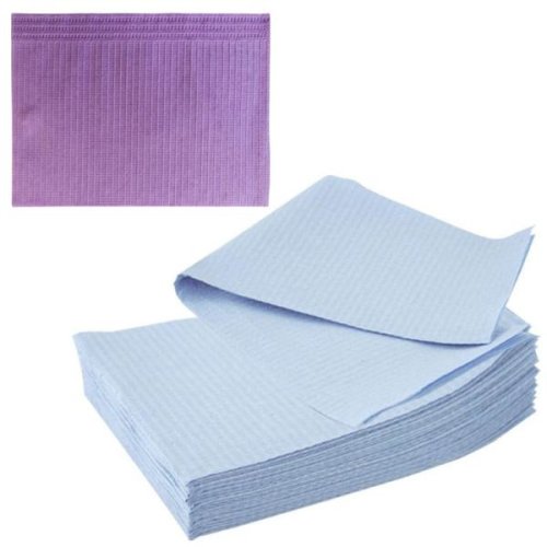 Bavete-campuri cosmetice mov - prima pe and paper medical towel tissue 33 x 45 cm
