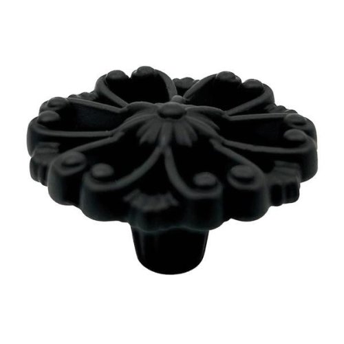 Buton pentru mobila alia, finisaj negru mat cb, 25 mm