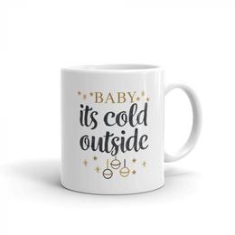 Cană personalizată baby it's cold outside - adgift