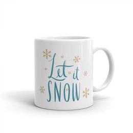 Cană personalizată let it snow - adgift