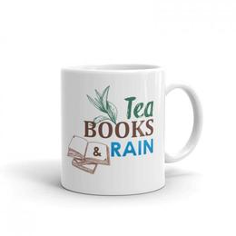 Cană personalizată tea books   rain - adgift