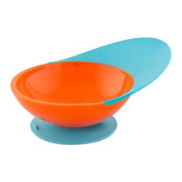 Castron cu sistem antistropire albastru/portocaliu (catch bowl) - boon