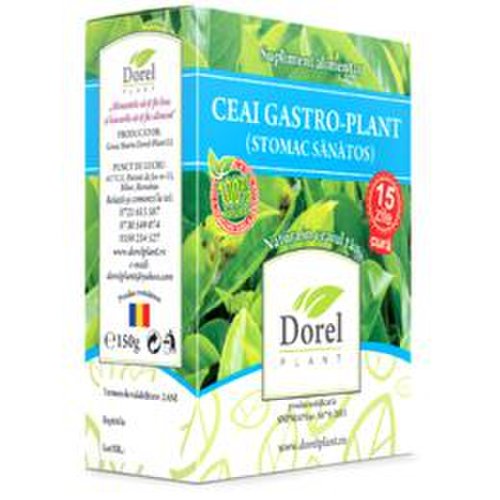 Ceai gastro-plant (stomac sanatos) dorel plant, 150g