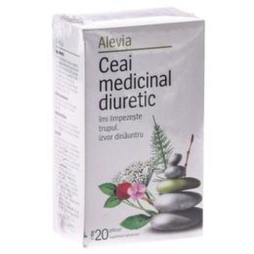 Ceai medicinal diuretic alevia, 20 plicuri