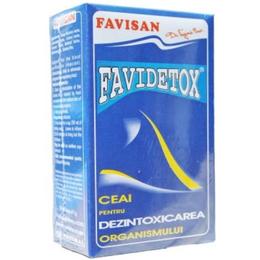 Ceai pentru dezintoxicarea organismului favidetox favisan, 20 plicuri