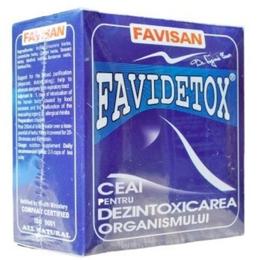 Ceai pentru dezintoxicarea organismului favidetox favisan, 50g