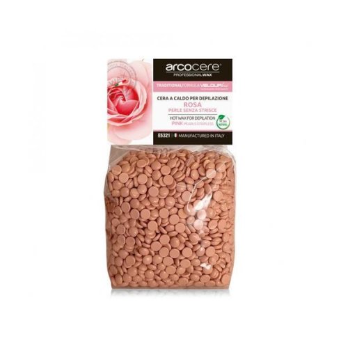 Ceara epilat profesionala arcocere perle traditionala elastica roz, 1kg