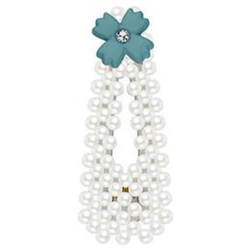 Clama de par flower pearl lucy style 2000, turcoaz