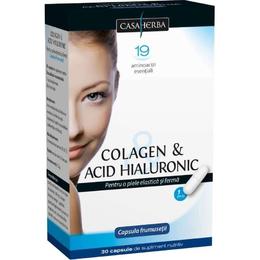 Colagen acid hialuronic clasic interherb, 30 capsule