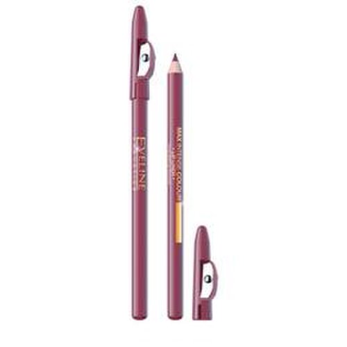 Creion pentru conturul buzelor eveline cosmetics max intense nuanta 18 light plum