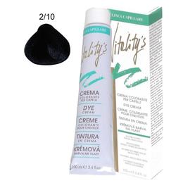 Crema coloranta permanenta - vitality's linea capillare dye cream, nuanta 2/10 dark blue, 100ml